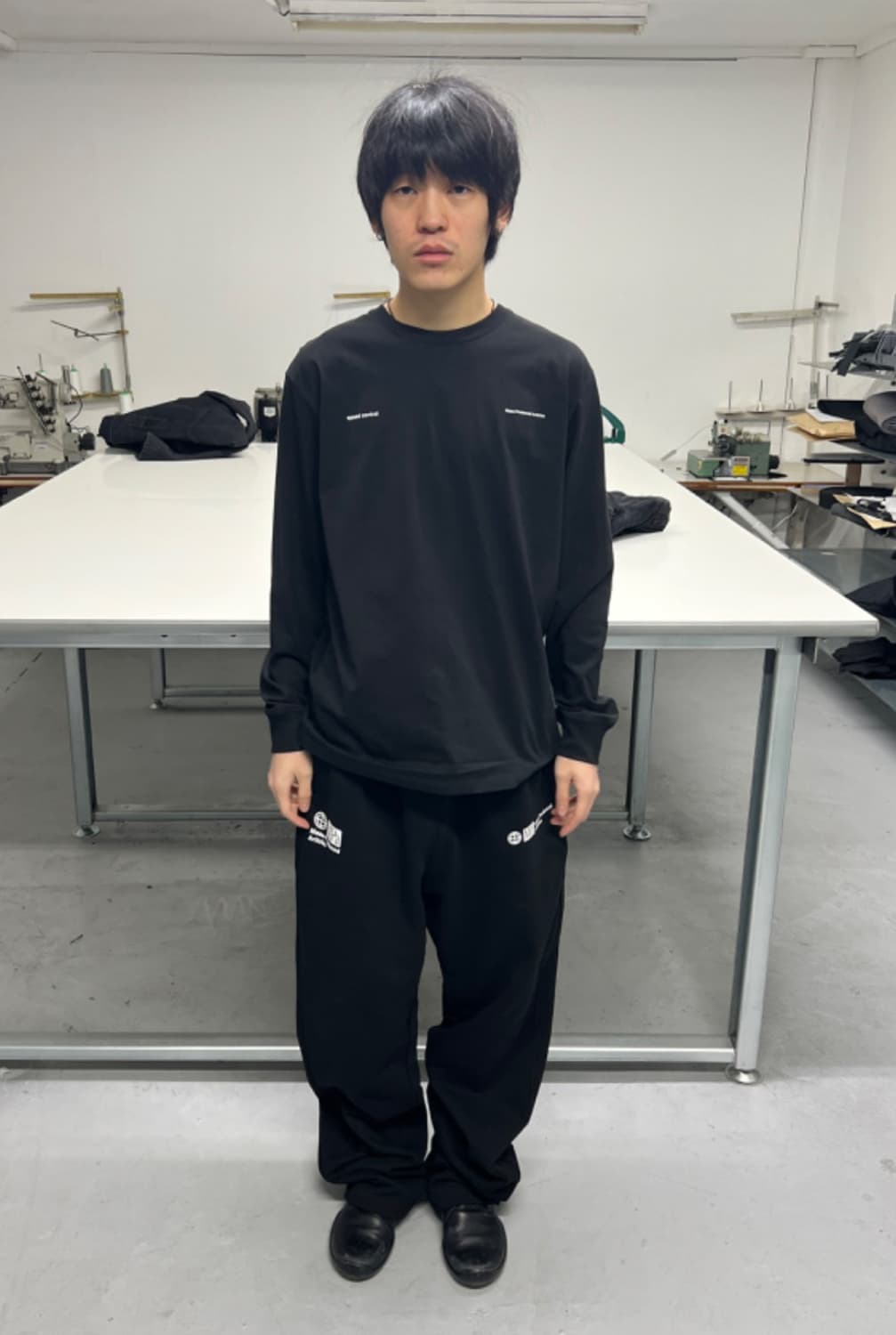 [교환] 플라스틱 프로덕트 불랙 스웻팬츠 M -> S 교환 상품이미지1