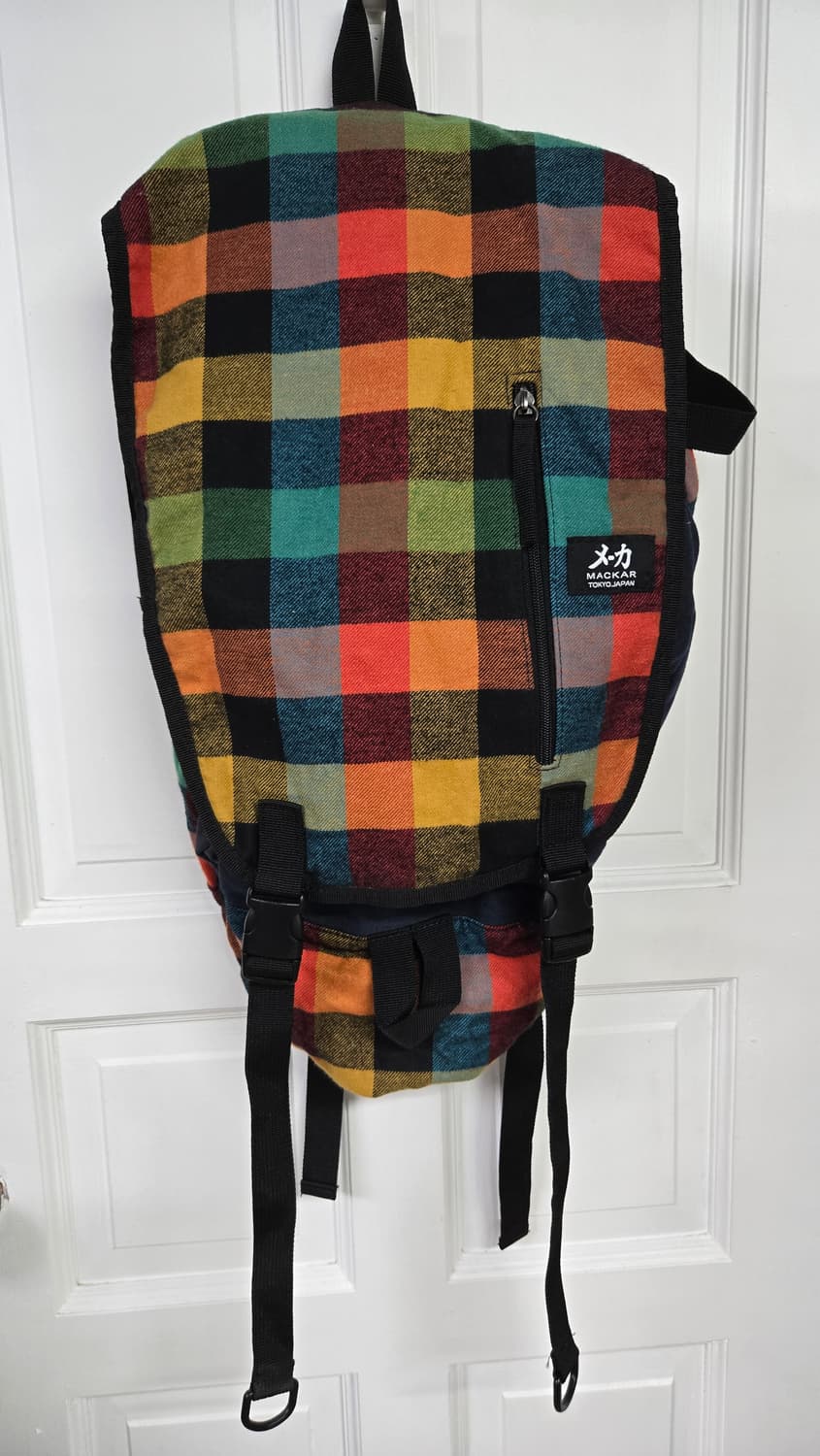 메카mackar tokyo 빈티지 체크백팩 상품이미지1