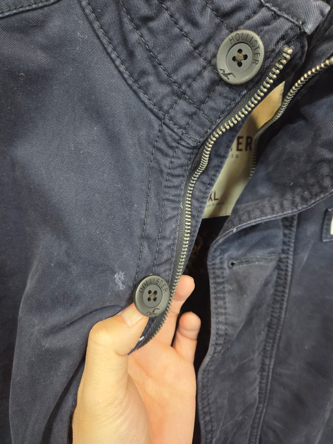 홀리스터 빈티지 울프죠 워크웨어 셰르파 코튼자켓 xl 상품이미지6