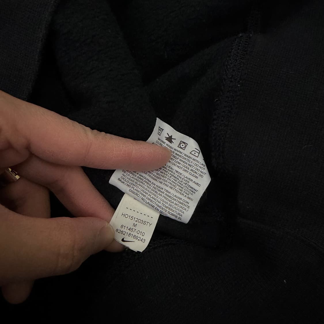 M 나이키 기모 후드티 0130H1 상품이미지6