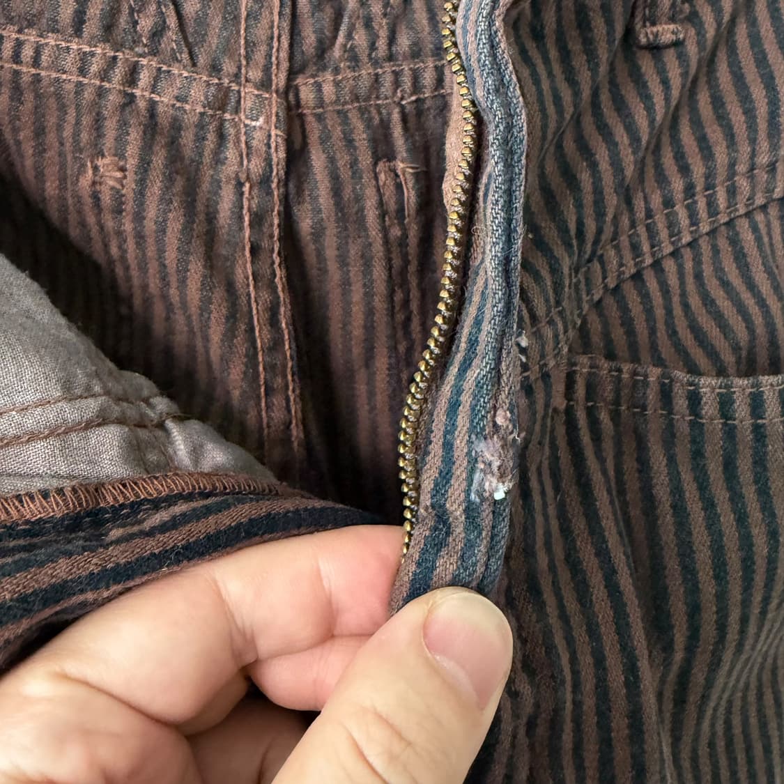 (여성28)마리떼 프랑소와 저버 스트라이프 팬츠 USA 상품이미지5