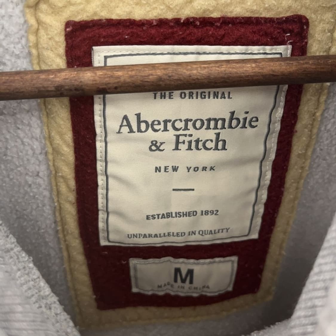 아베크롬비 Y2K 빈티지 오버핏 약기모 후드티 M C07327 상품이미지5