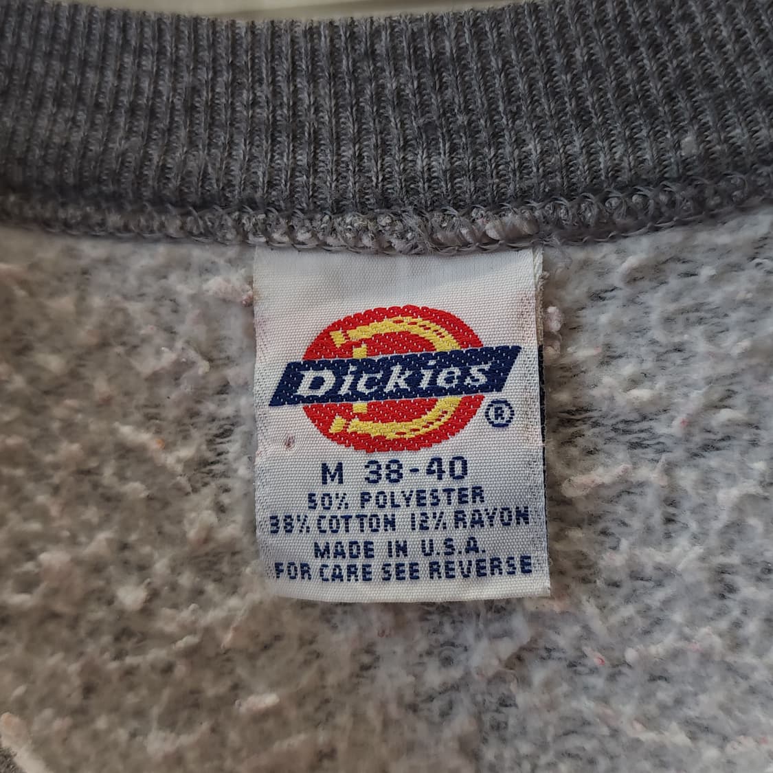 90s 디키즈 빈티지 스웻셔츠 플레인 스웻셔츠 그레이 m 상품이미지5