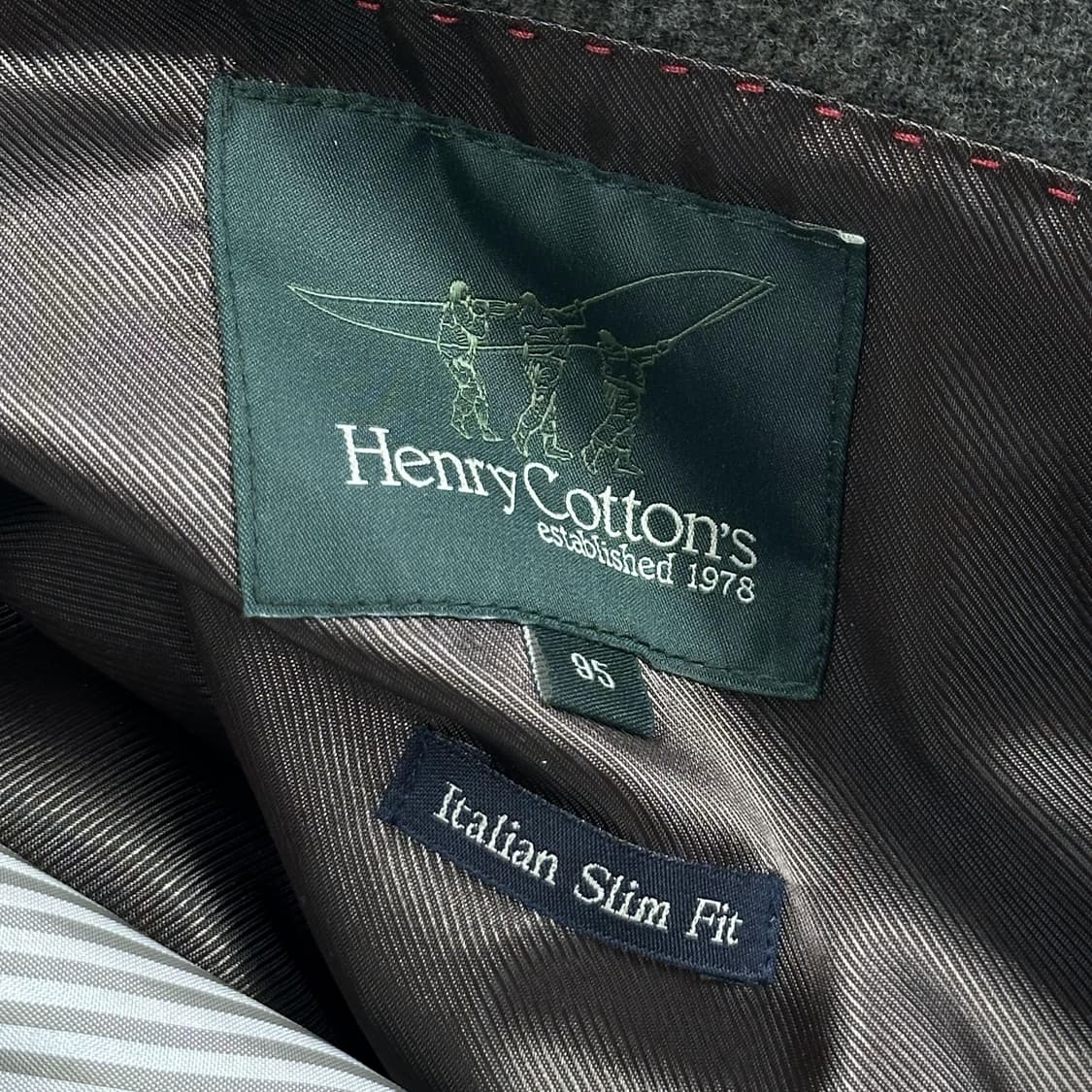 헨리코튼 클래식 모직 블레이저 자켓 (M) 상품이미지6