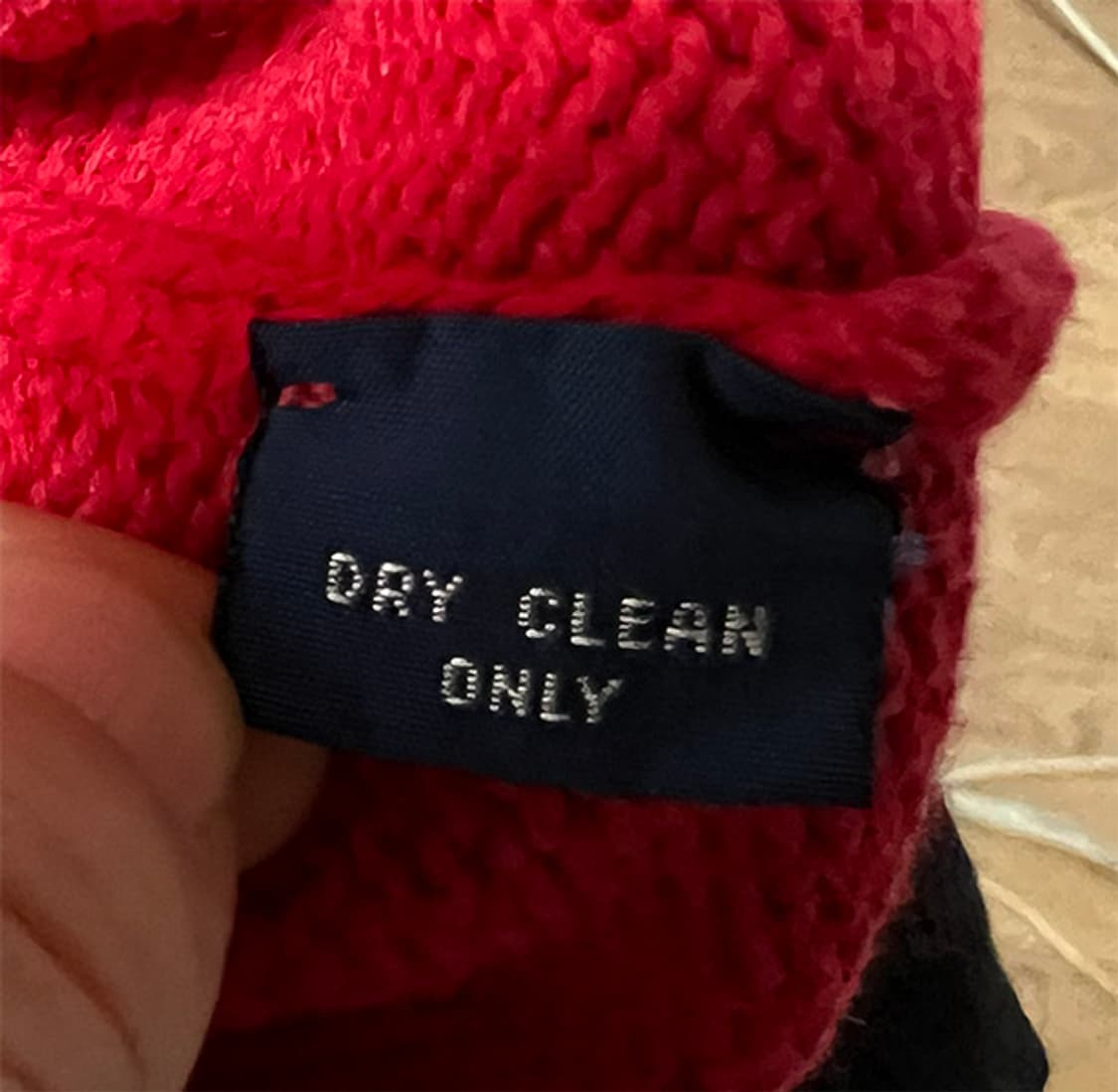 POLO 폴로 남자 코튼니트 레드 오버핏 XXL 110-115 상품이미지5