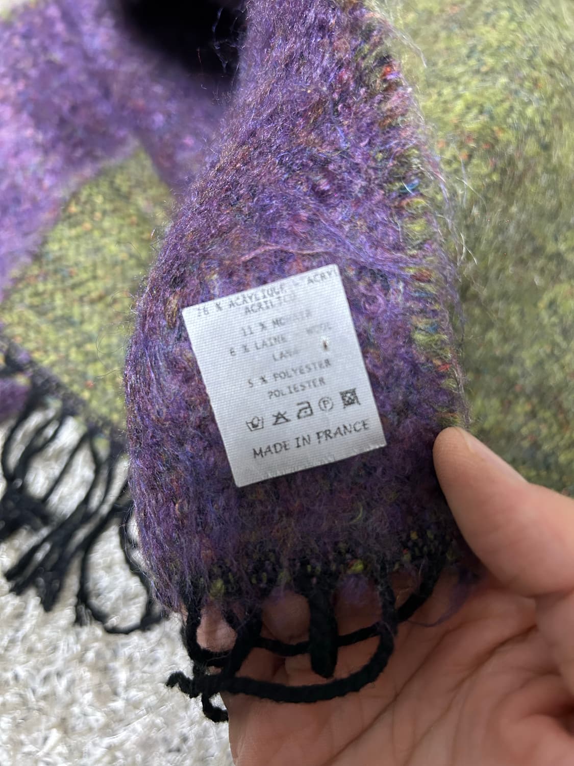 프랑스제 모헤어 숄 상품이미지4