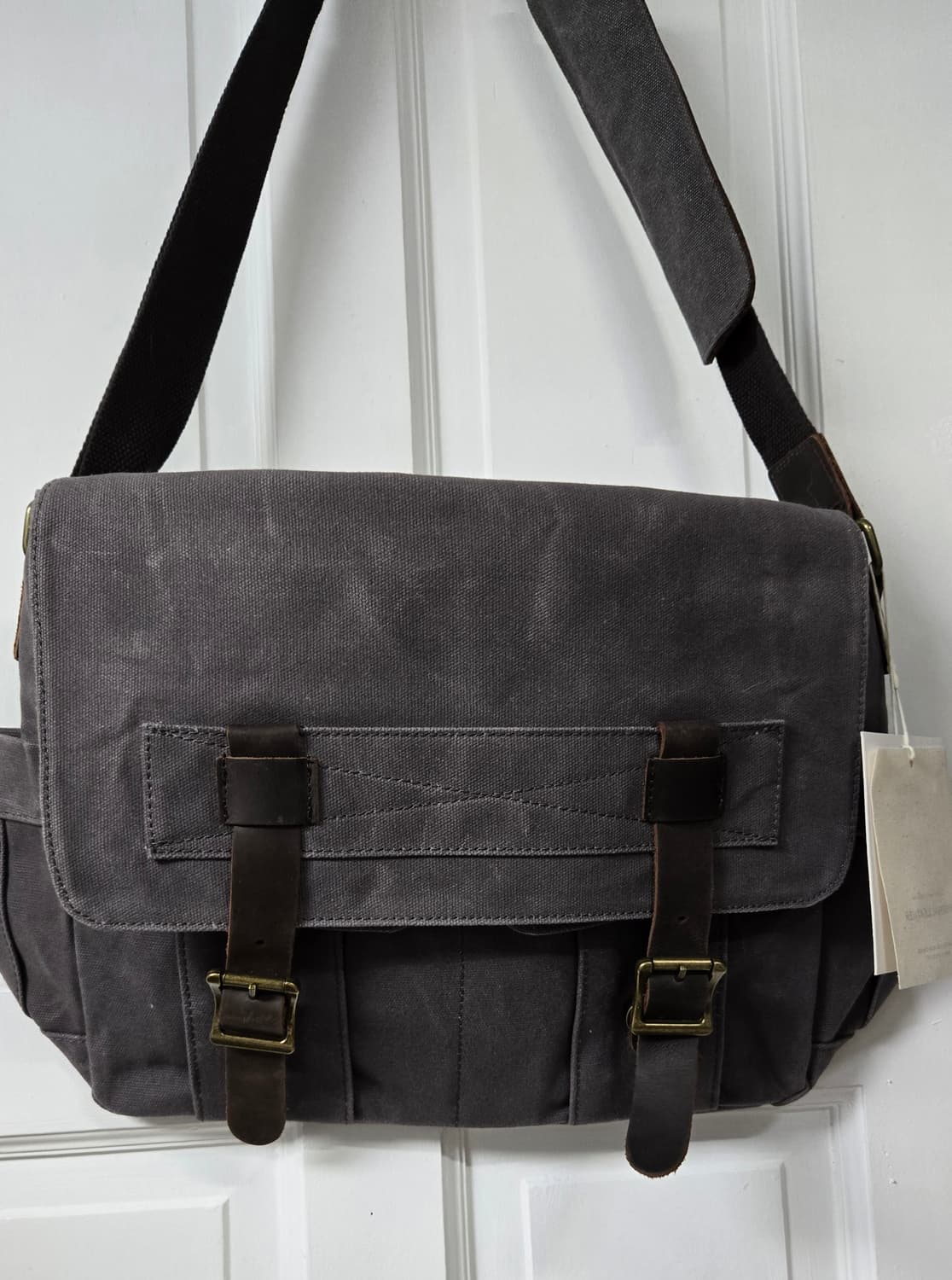 새상품)빈티지 캔버스 메신저백 상품이미지2