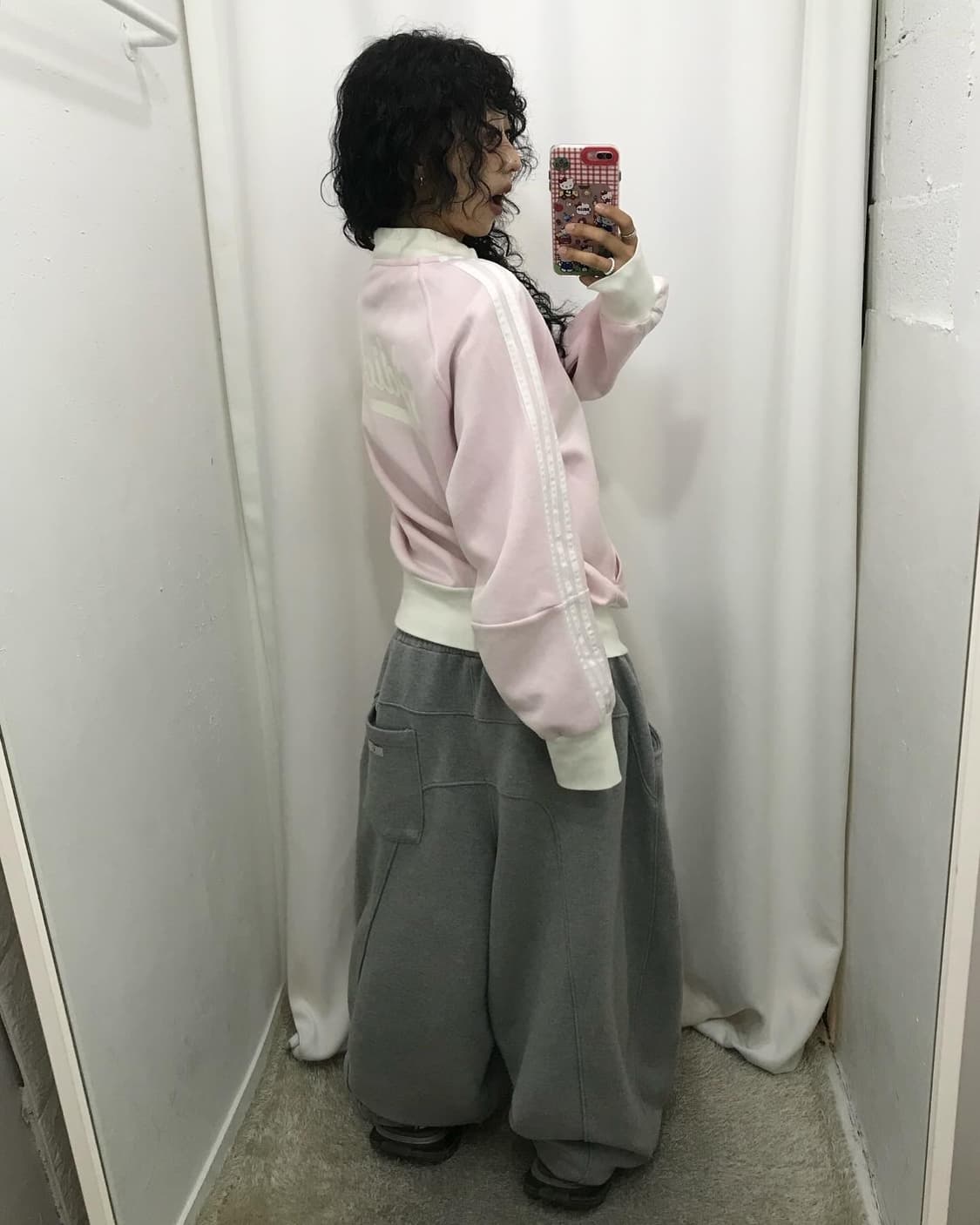 Adidas Baby Pink Zip-Up ⭐️대대장 레어⭐️  상품이미지4