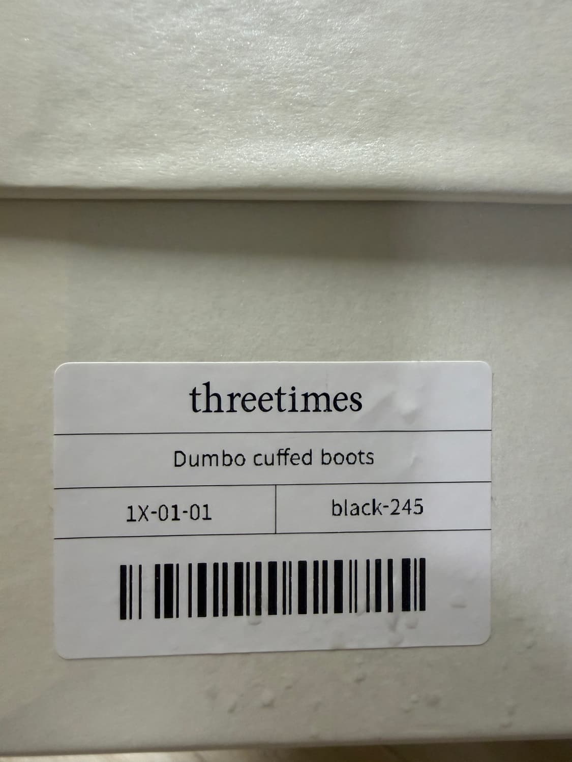 Threetimes Dumbo cuffed boots 상품이미지6