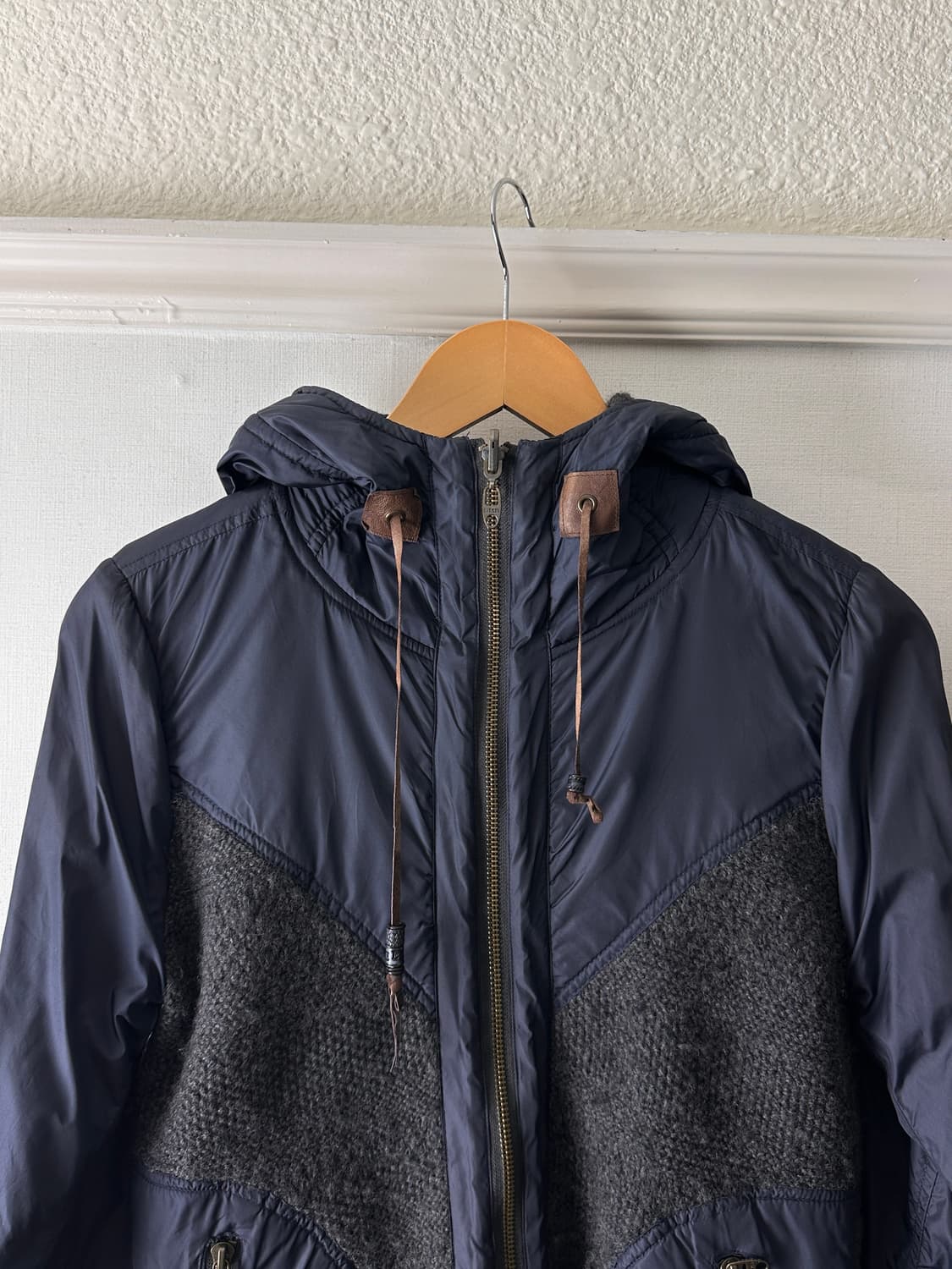 리버서블 니트 리브 크롭 자켓 상품이미지8