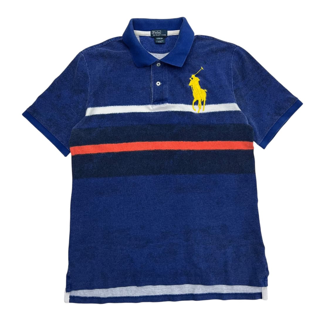 폴로 랄프로렌 빅포니 네이비 카라 반팔 XL 상품이미지2