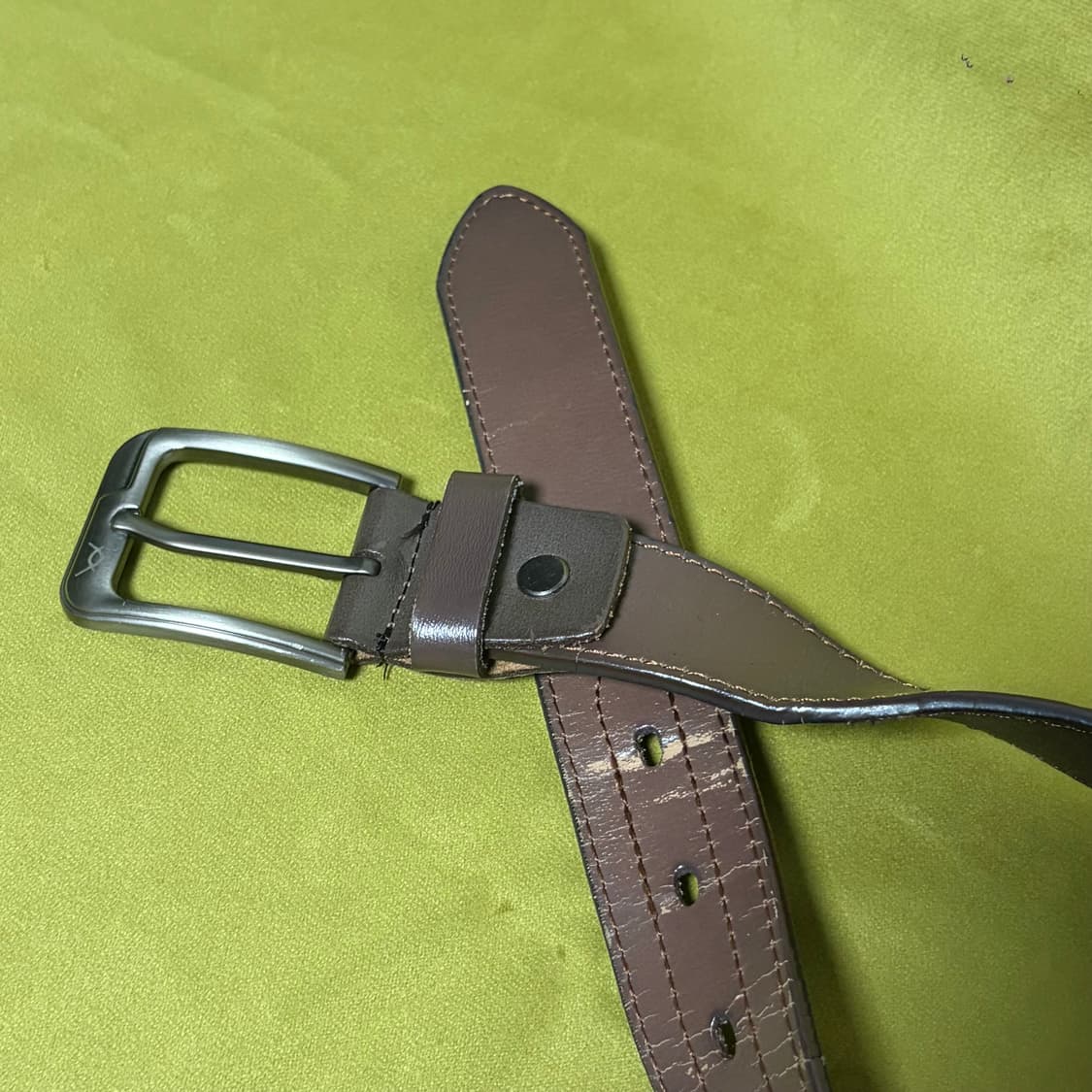 다이애나 롤랑 라이트 브라운 PU 벨트 상품이미지3