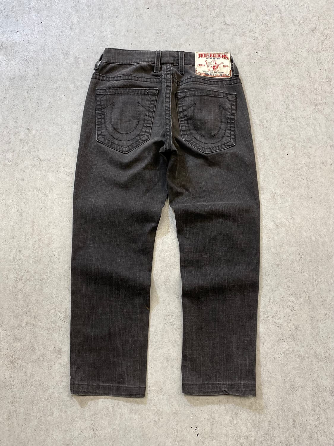 [31] True Religion 트루릴리전 블랙 워시드 데님팬츠 상품이미지1