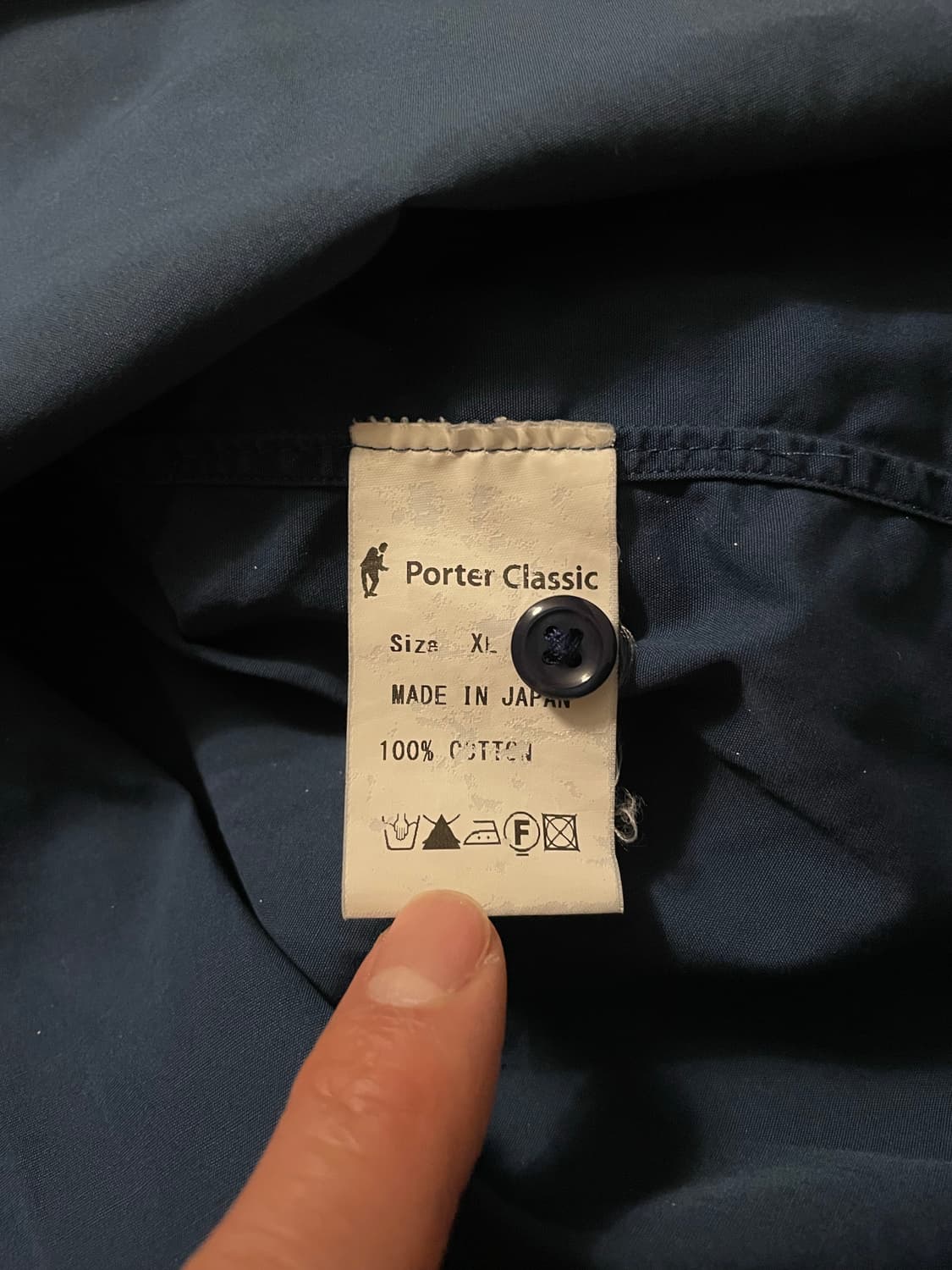 포터클래식 롤업 셔츠 네이비 [XL] 상품이미지4