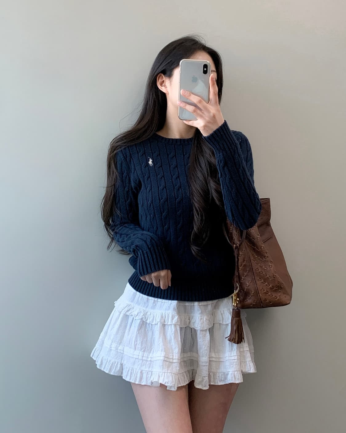 폴로 코튼 케이블 니트 상품이미지2