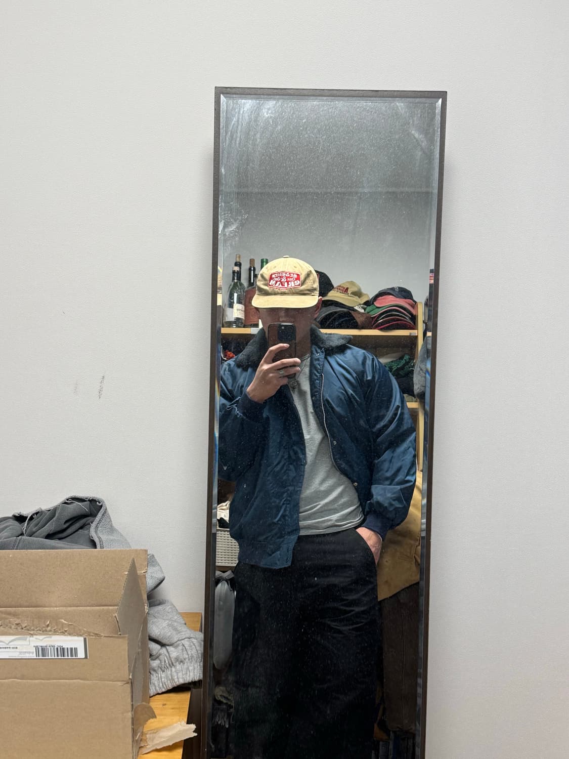 jp 빈티지 네이비 ma-1  상품이미지3