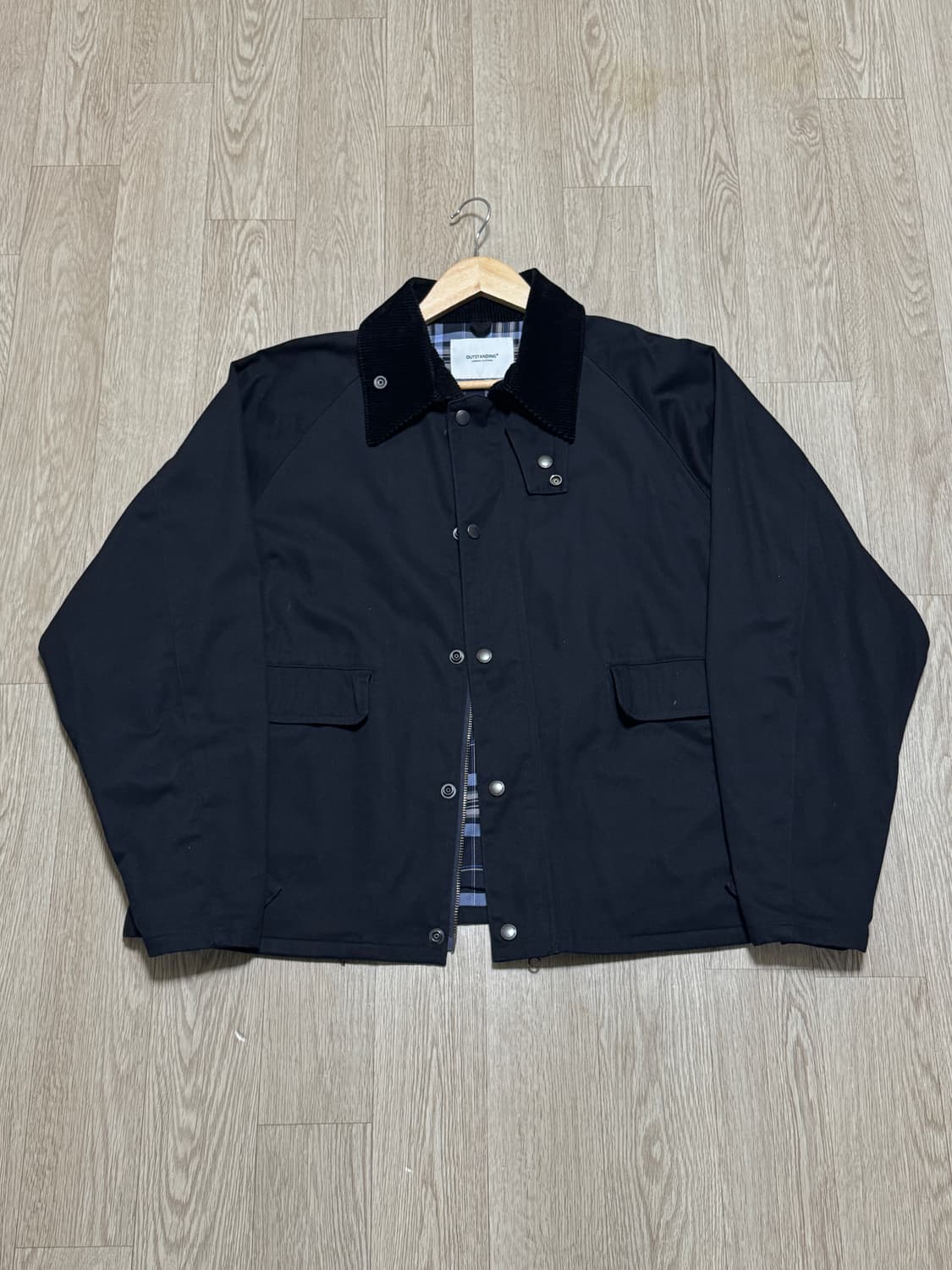 아웃스탠딩 바버 코듀로이 헌팅 자켓 XL 상품이미지1