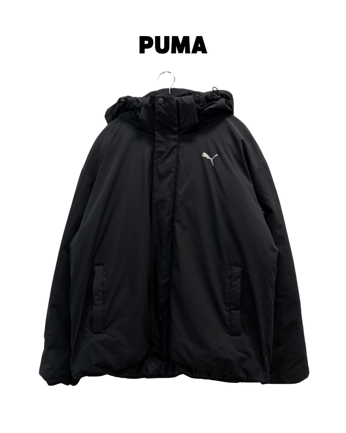 푸마 덕다운 패딩 자켓 블랙 상품이미지1