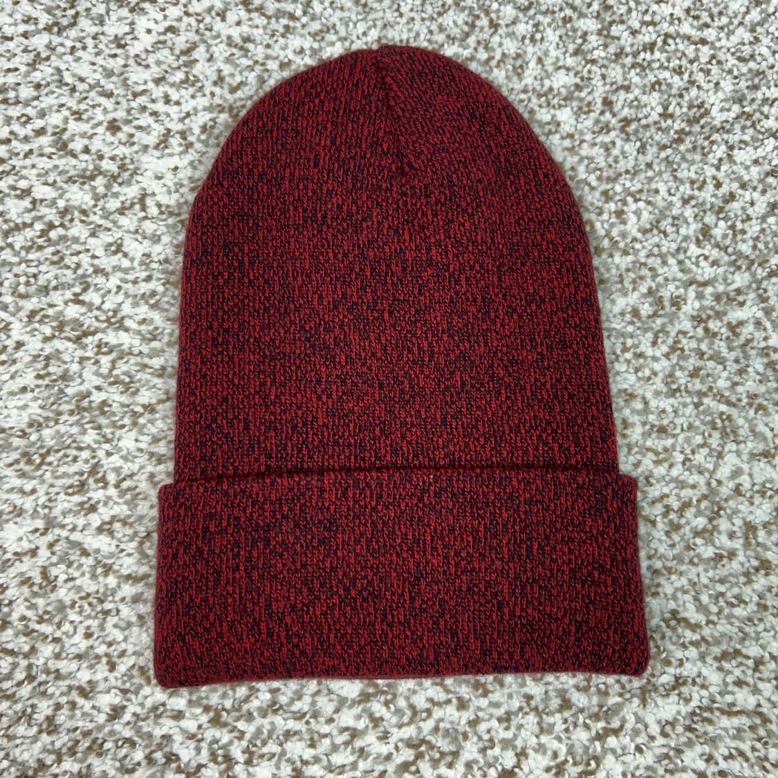 칼하트 로고 패치 워치햇 비니 버건디 상품이미지2