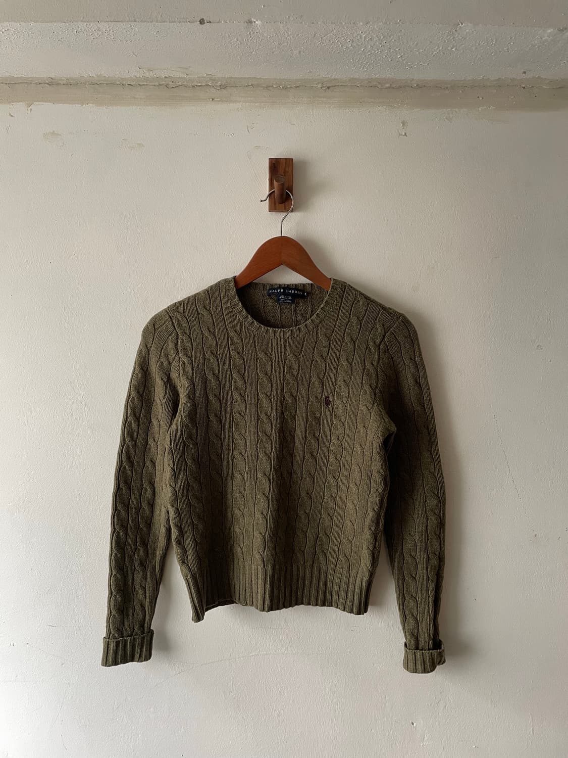 Vintage Polo Pony Cable Knit 상품이미지2