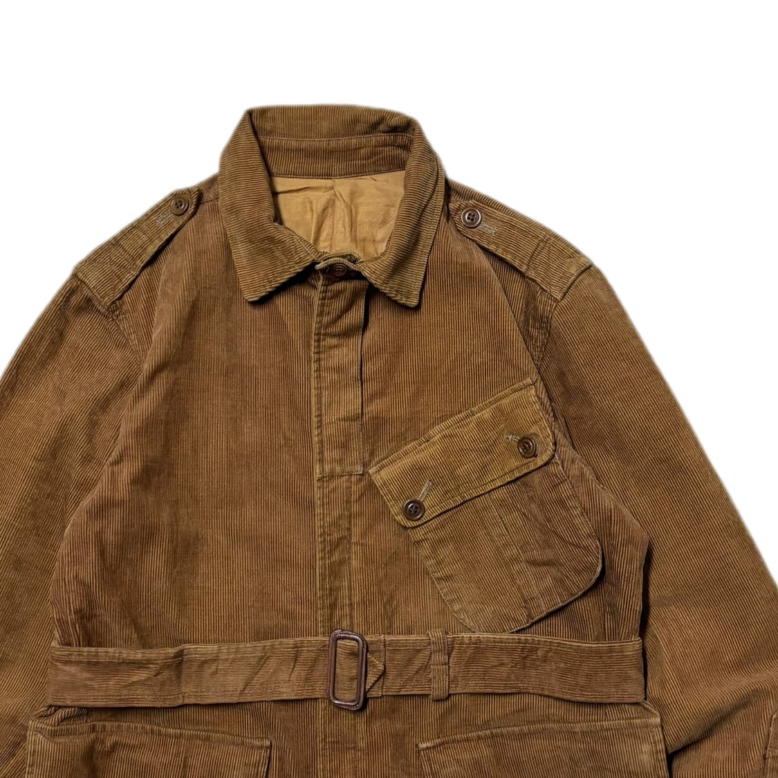 adam et rope 아담 엣 로페 코듀로이 벨티드 사파리자켓 상품이미지2