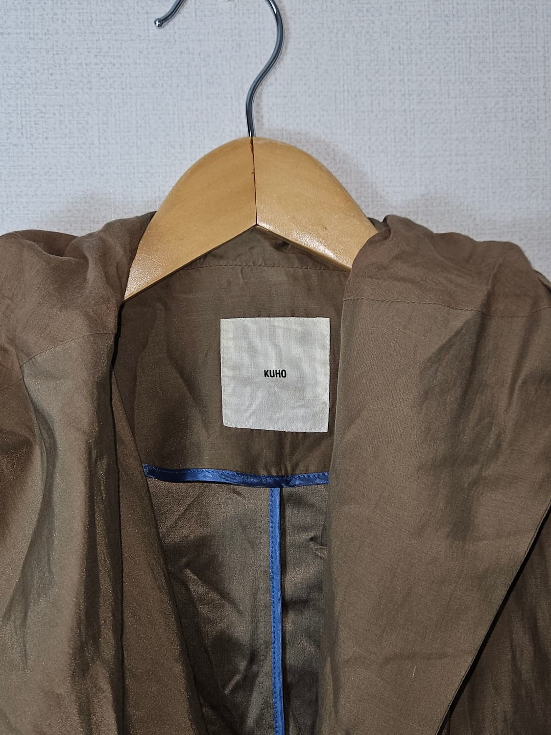 KUHO 쿠호 린넨 경량 가디건 코트 셔츠 85 상품이미지3