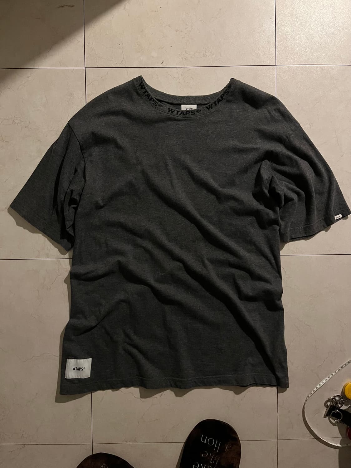 더블탭스 자카드 립 티셔츠 size 3 상품이미지1