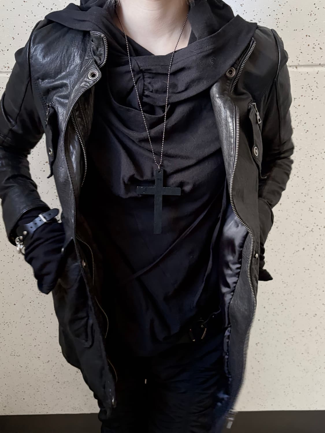 ITALY Sheepskin Leather Half Coat Jacket 상품이미지4