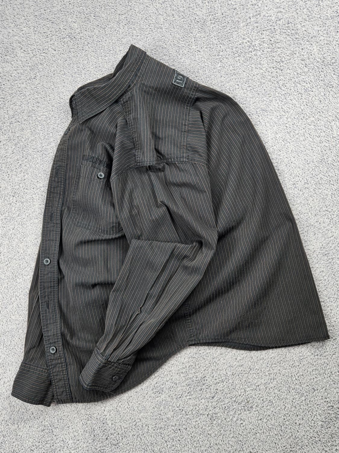 할리데이비슨 자수로고 스트라이프 버튼업 셔츠 ( L ) / 10470 상품이미지3