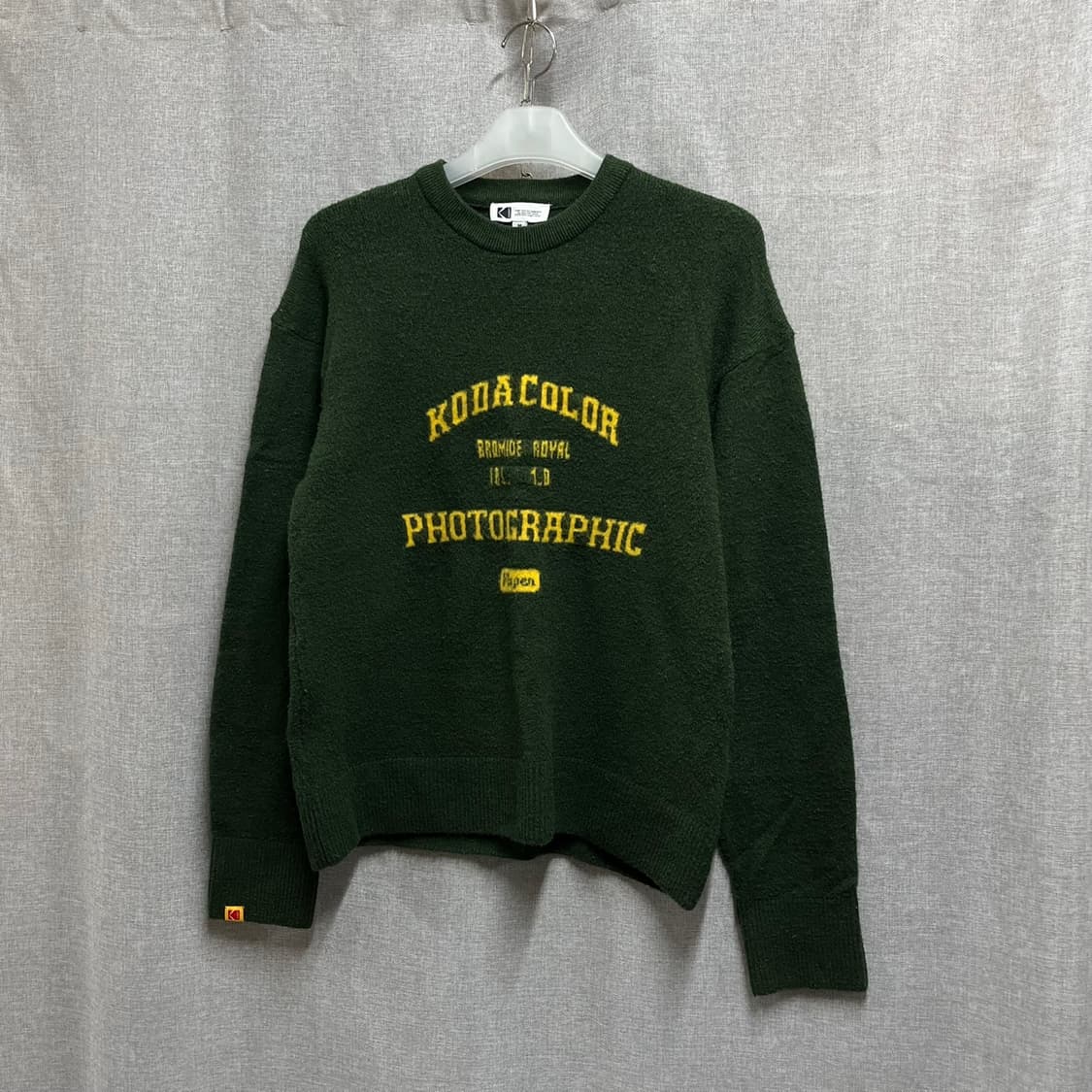 [M/루즈핏] 코닥어패럴(KODAK) 그래픽 니트 스웨터 상품이미지3