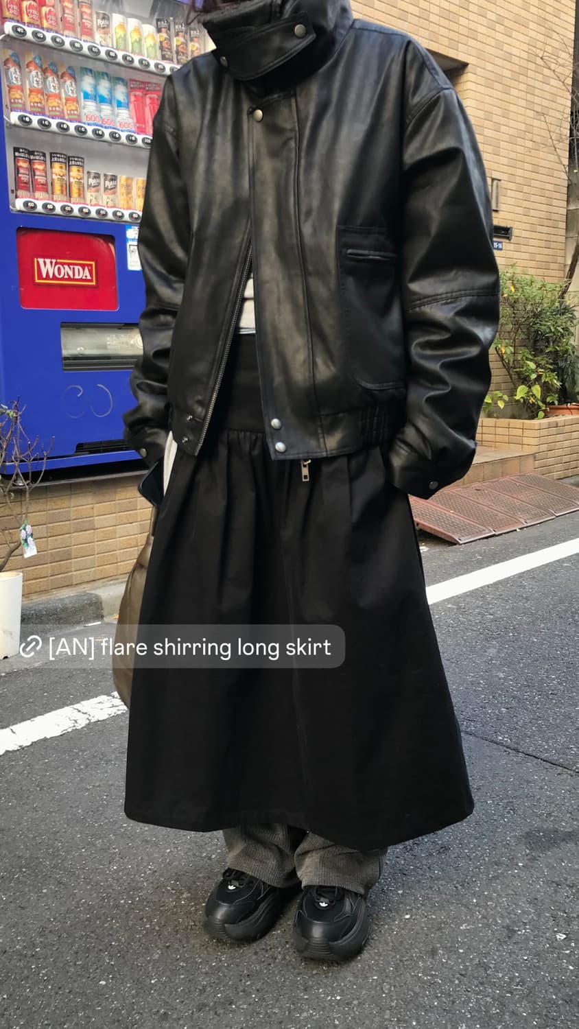 오브나인_flare shirring long skirt_M [새상품] 상품이미지2