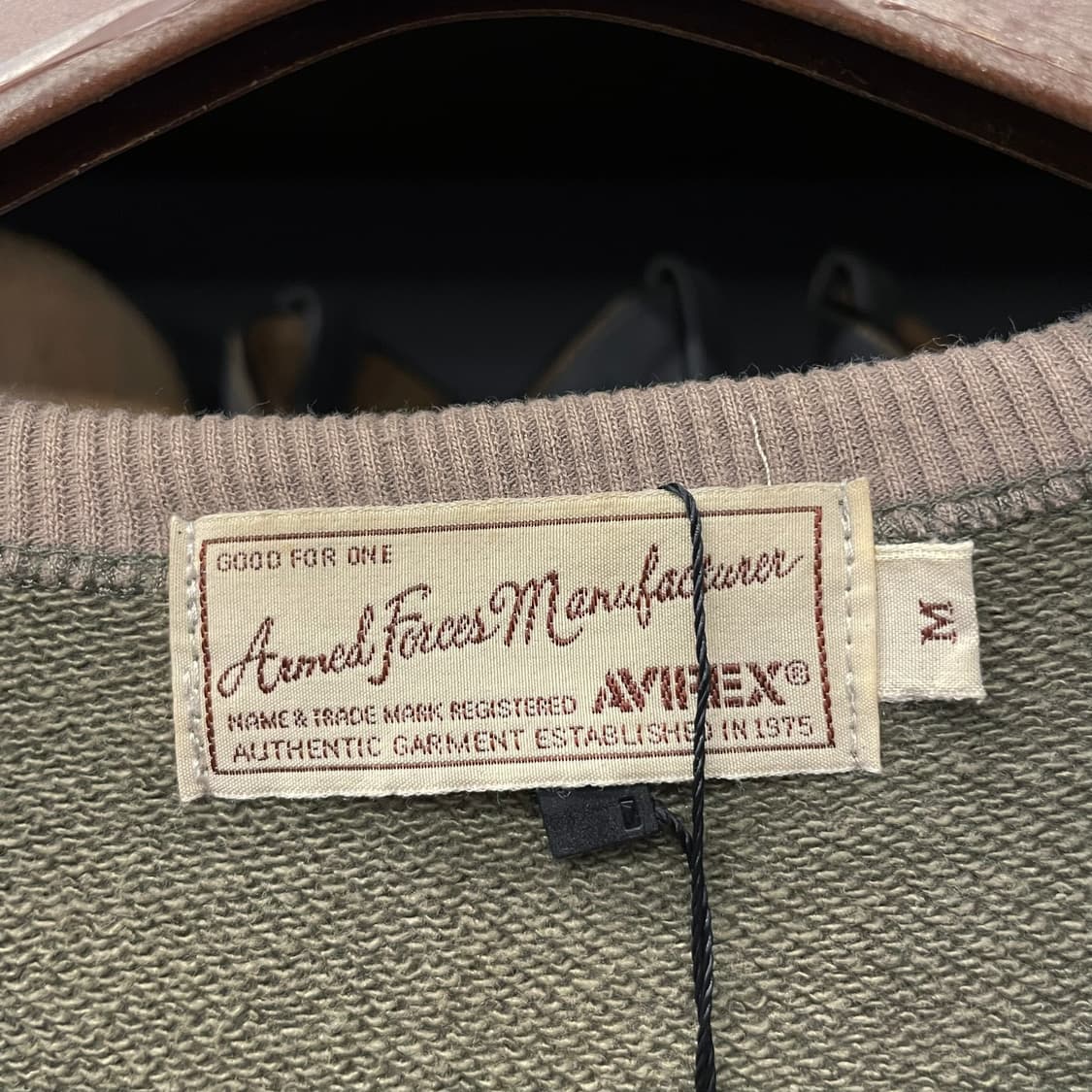 아비렉스 카모 패턴 스펠 아웃 맨투맨 스웻 셔츠 상품이미지7