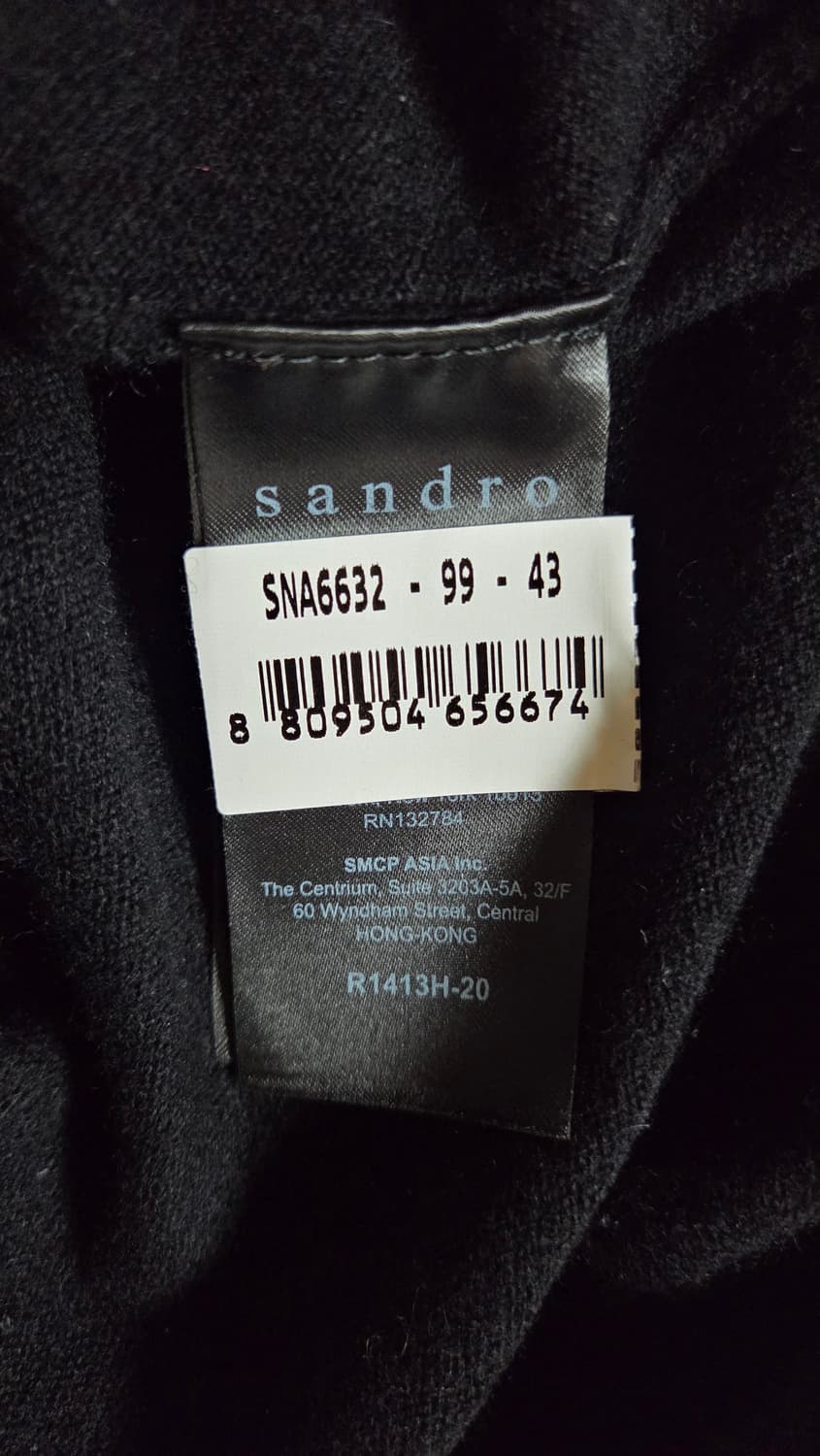 산드로 울 캐시미어 스트랩 니트 원피스 1사이즈 상품이미지8