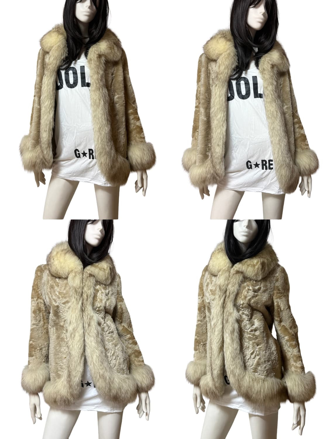 핀터레스트 무드 리얼 퍼 자켓 상품이미지7