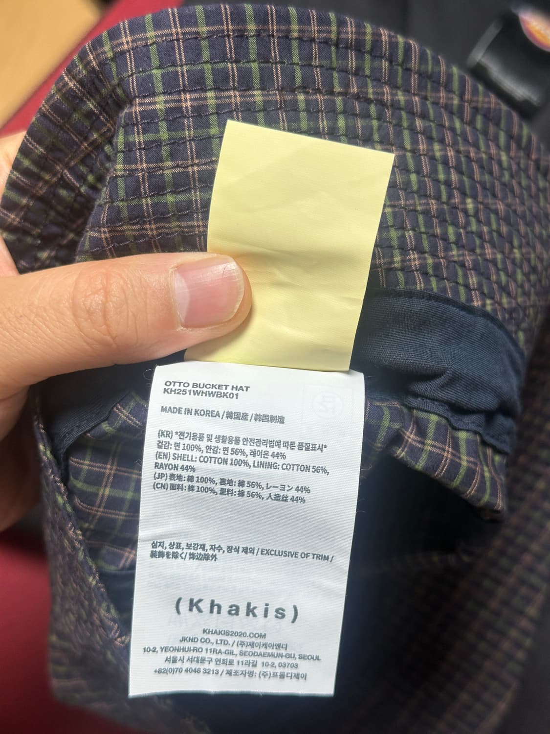 Khakis Otto Bucket Hat 카키스 버킷햇 상품이미지5