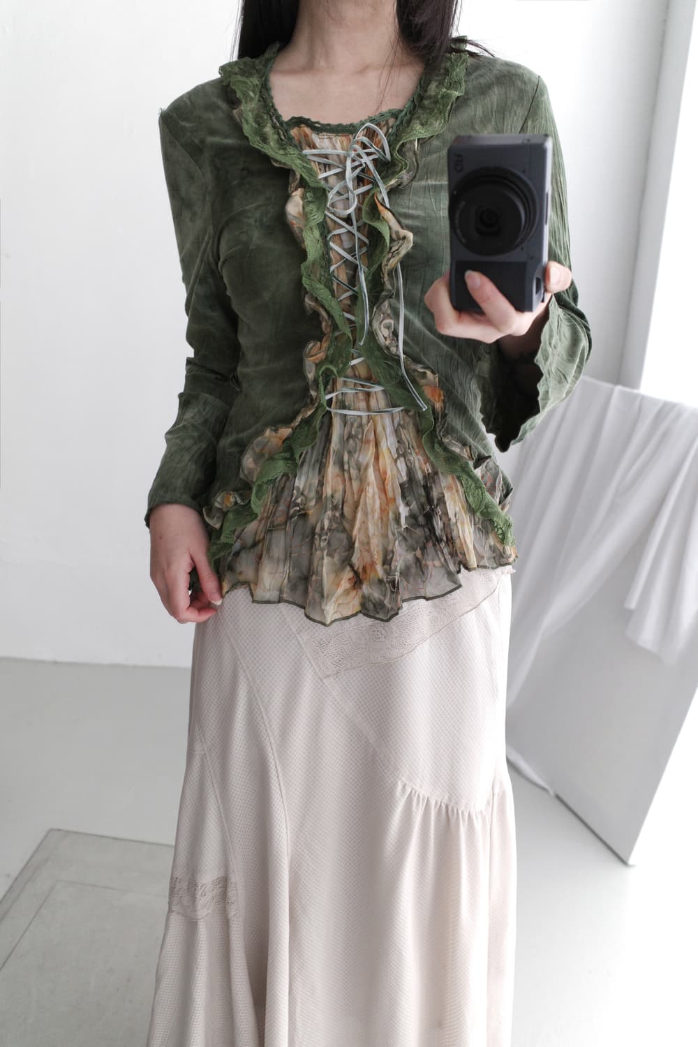 tie-dye lace long sleeve  상품이미지5