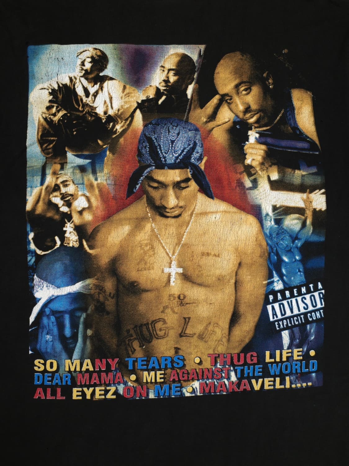 90’s 투팍 랩 티셔츠 상품이미지8