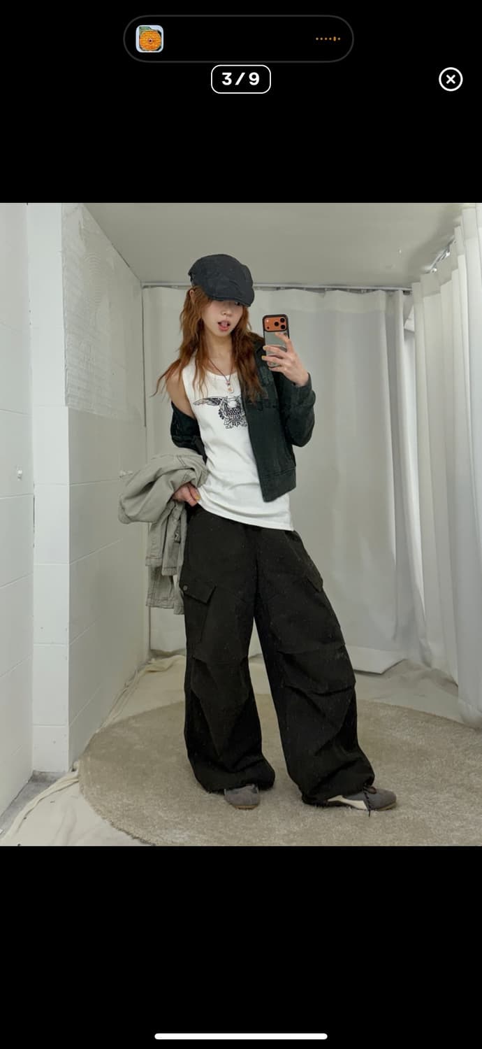 스윙잉서울  홀리스터 야상 자켓 카키 데일리 그런지 힙 코디 세트 상품이미지3