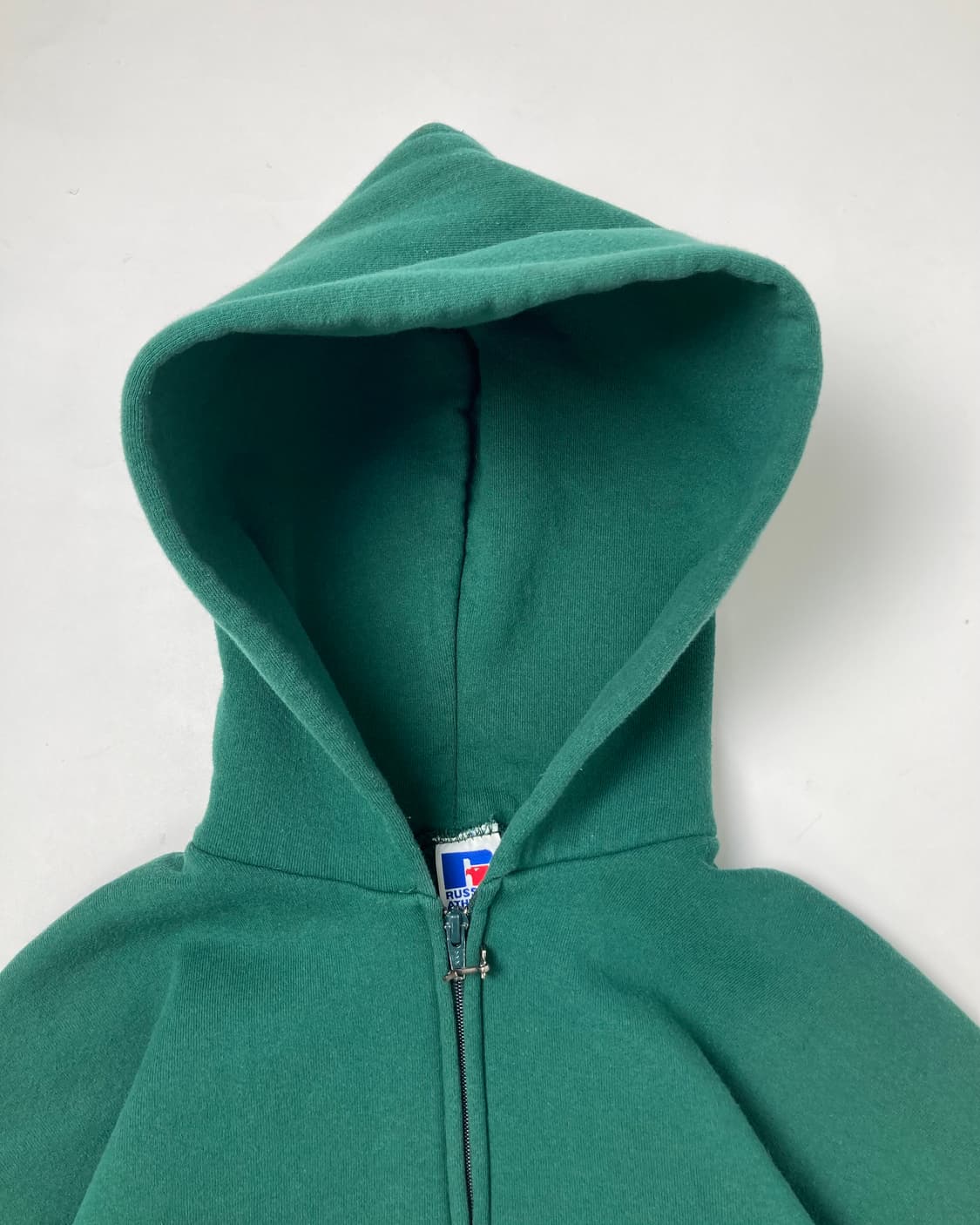 90s Russell Zip Up Hoodie (green) 상품이미지6