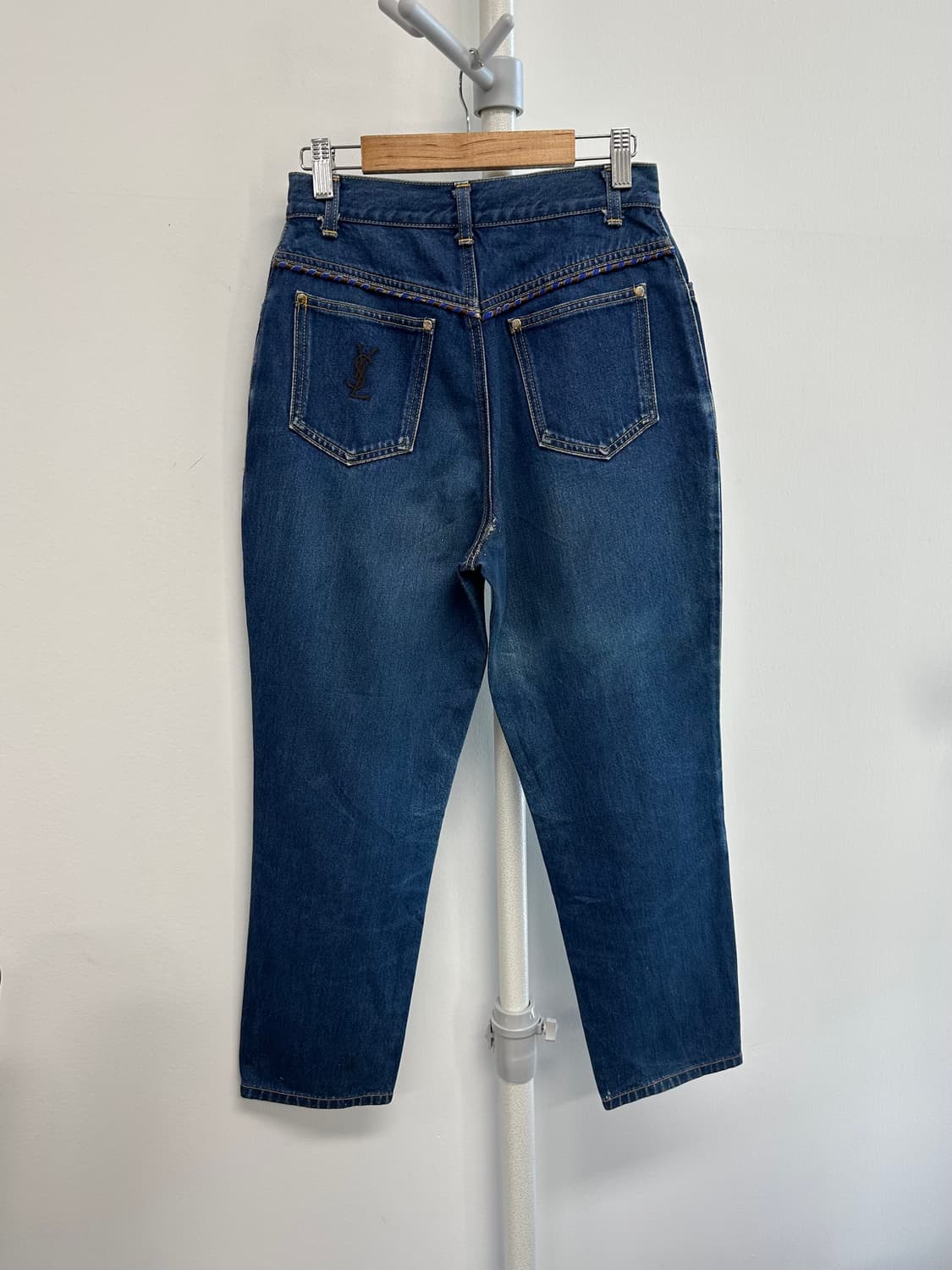 입생로랑 아카이브 로고 데님 팬츠 상품이미지6