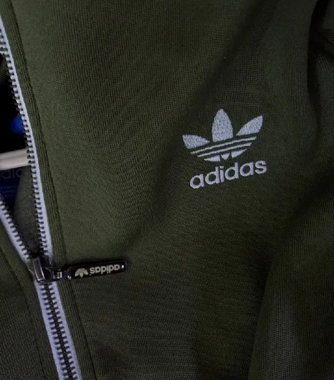 아디다스 대장급 카키 트랙탑 저지 져지집업 100/L 상품이미지3