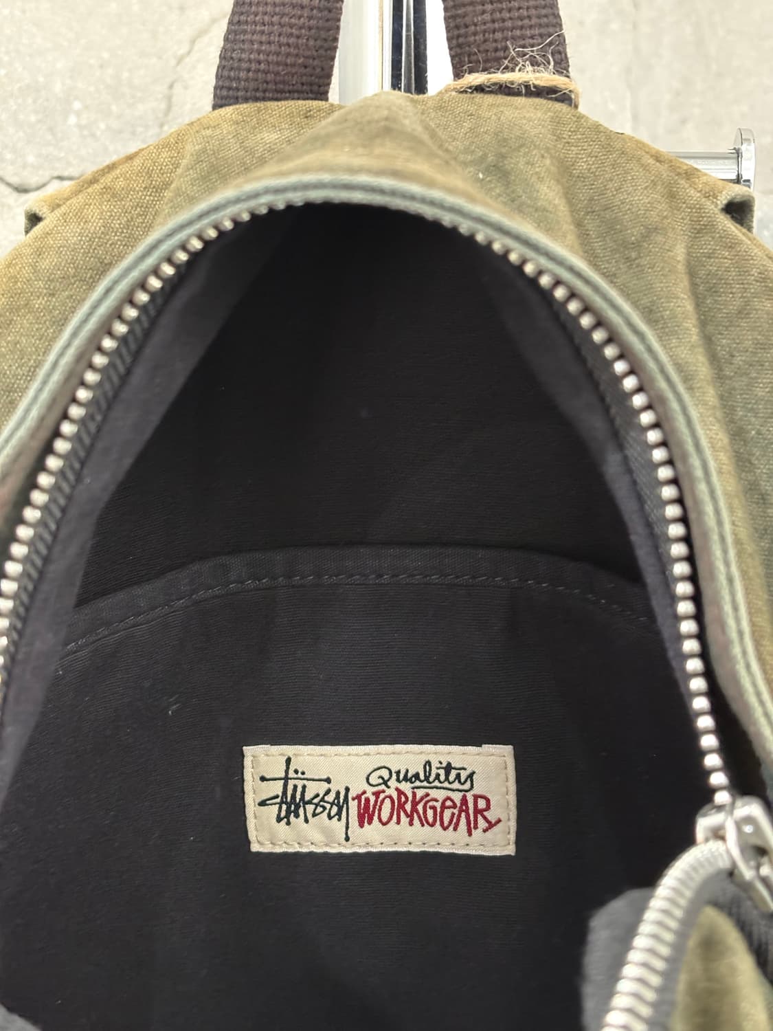 스투시 캔버스 워시드 백팩 상품이미지5