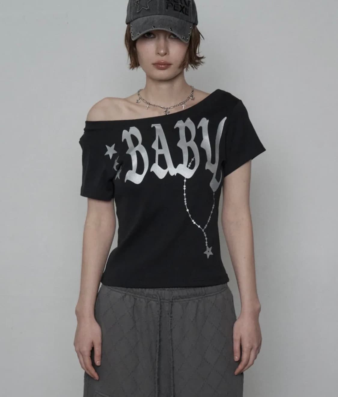 셋업이엑스이 베이비 와이드넥 탑 상품이미지1