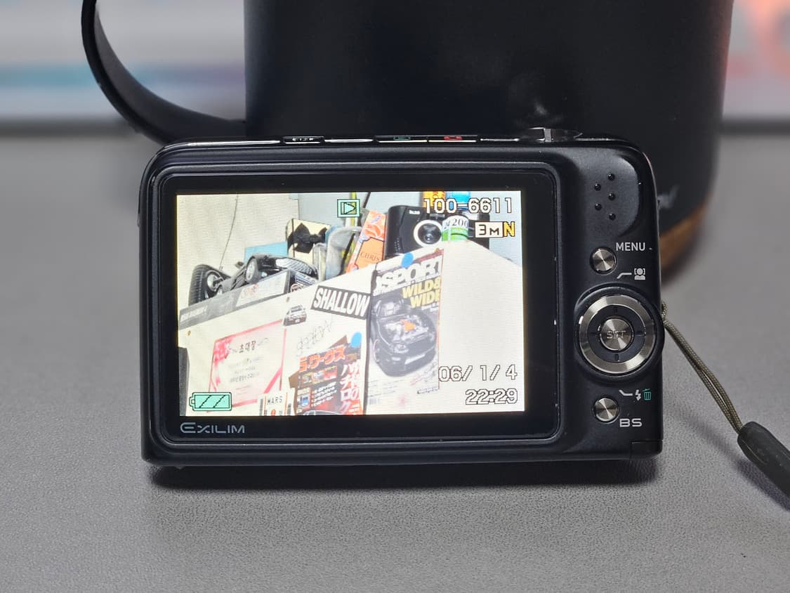 카시오 엑슬림 z1200 빈티지 디카 상품이미지4