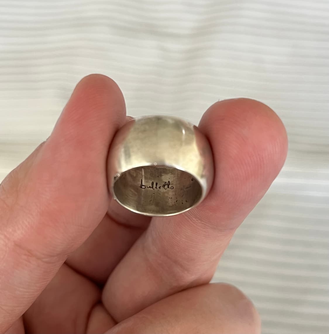 불레또 실버 볼드 링 상품이미지6