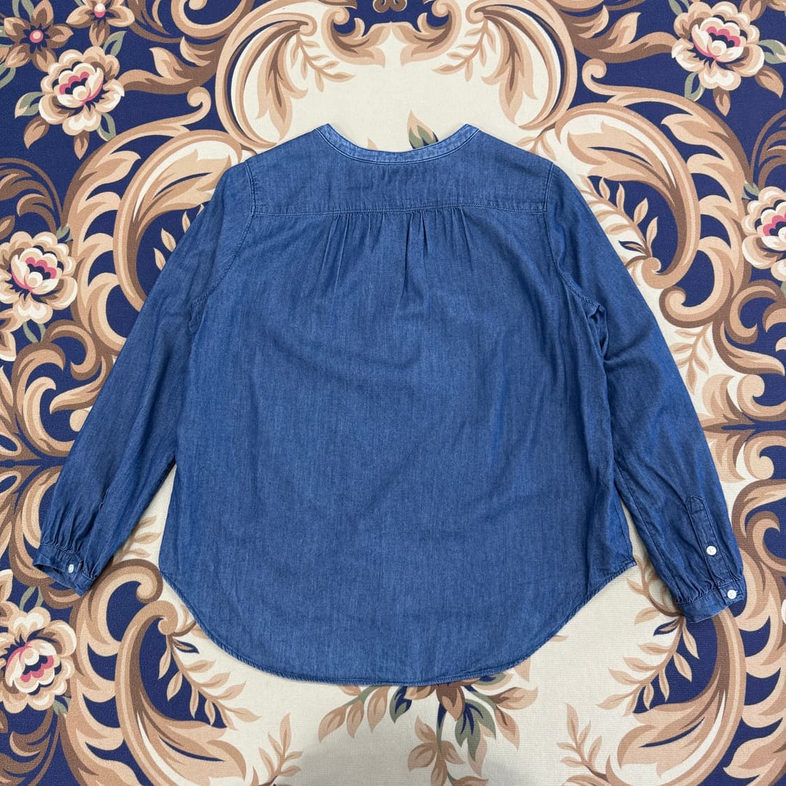 (우먼즈S)리바이스 Levis 논카라 데님셔츠 상품이미지6