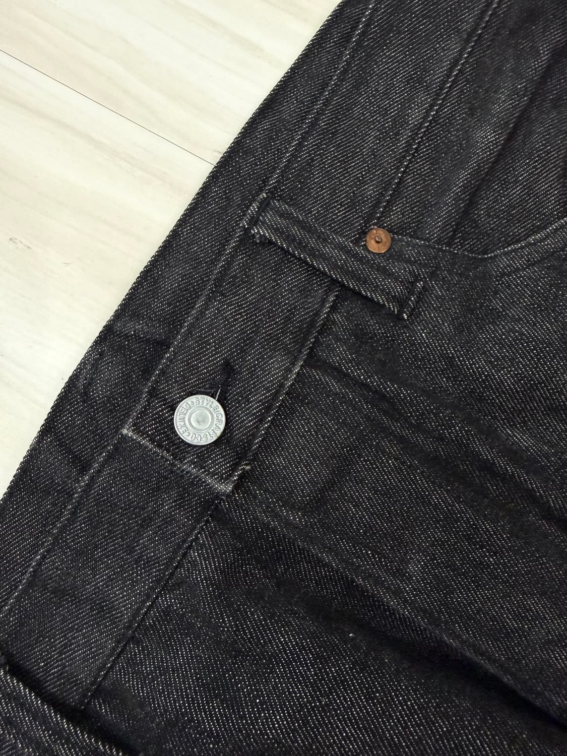 Evisu black denim pants 상품이미지5