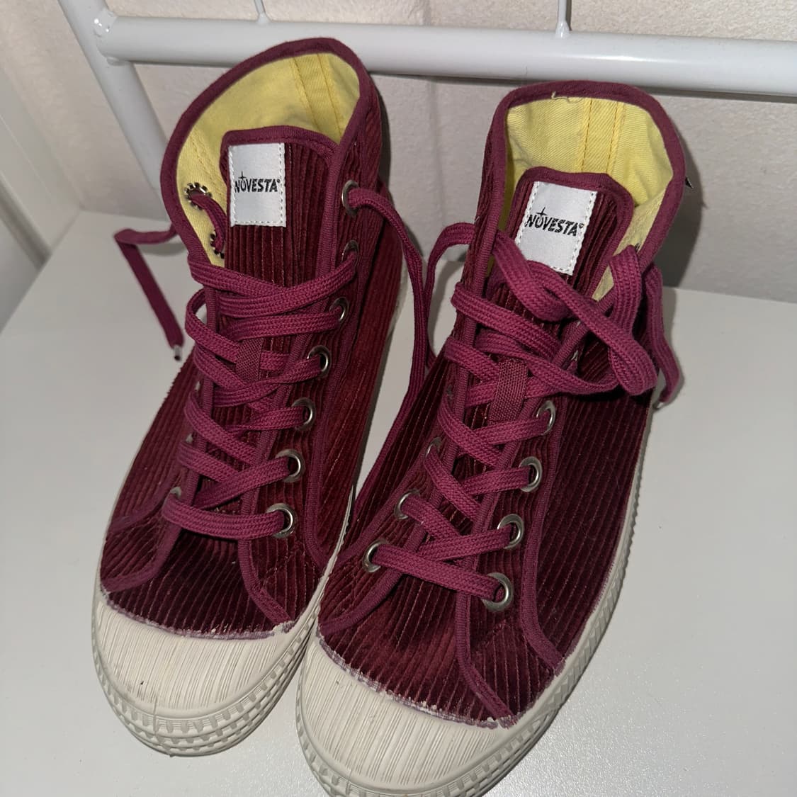 빈티지 골든 자주 퍼플 스니커즈  상품이미지1