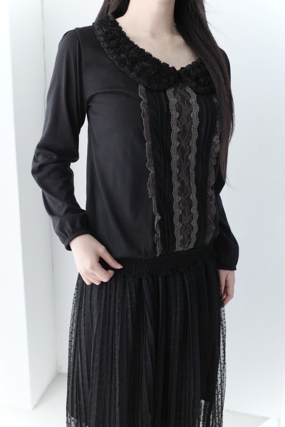 axes famme) lace long sleeve 상품이미지6