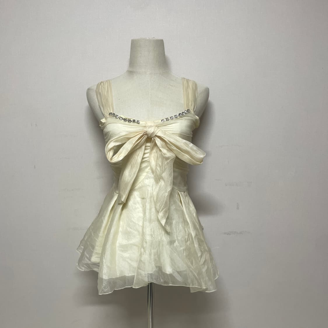 빈티지 나시 큐빅 나시 오간자 나시 스트랩 나시 양산형 달천깔 페어리 상품이미지1